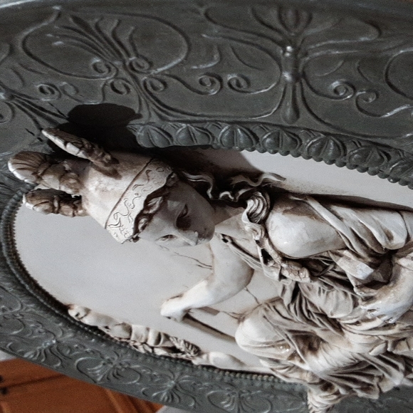 Greek Relief Plate Dimensional Wall or use Plate Rack - Picture 7 of 7